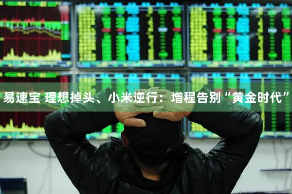易速宝 理想掉头、小米逆行：增程告别“黄金时代”